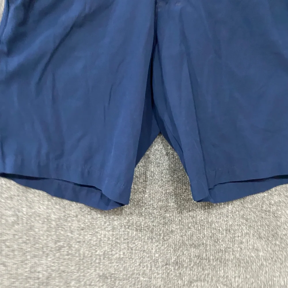 Banana Republic Mens Core Temp Shorts Navy Blue Stretch Ripstop Size 34 1559922